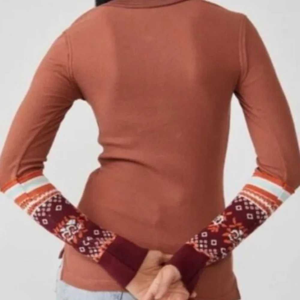 NWT Free People Mikah Layering Thermal Cuff / Autumn Combo - Picture 3 of 4